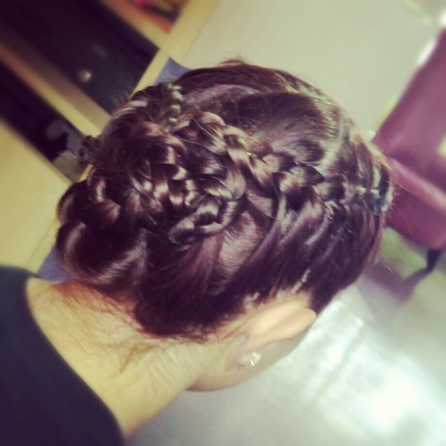 braided updo