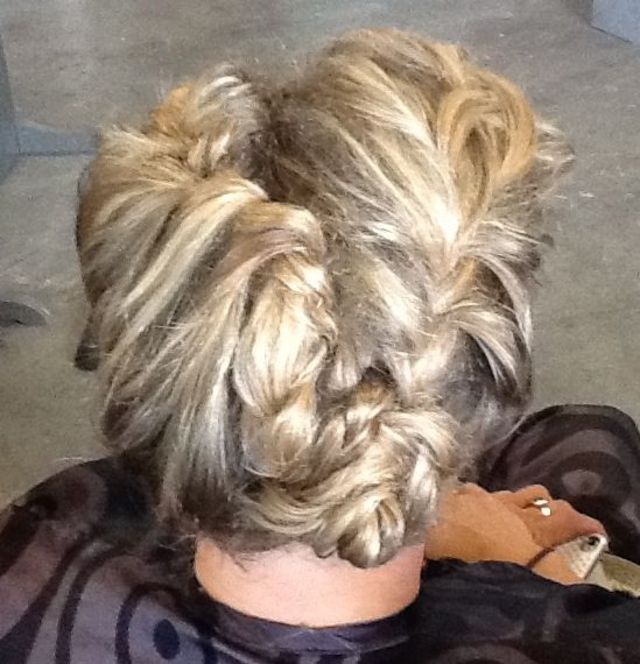 braided updo