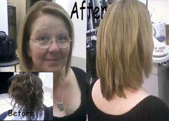 Keratin Treatment Before and After