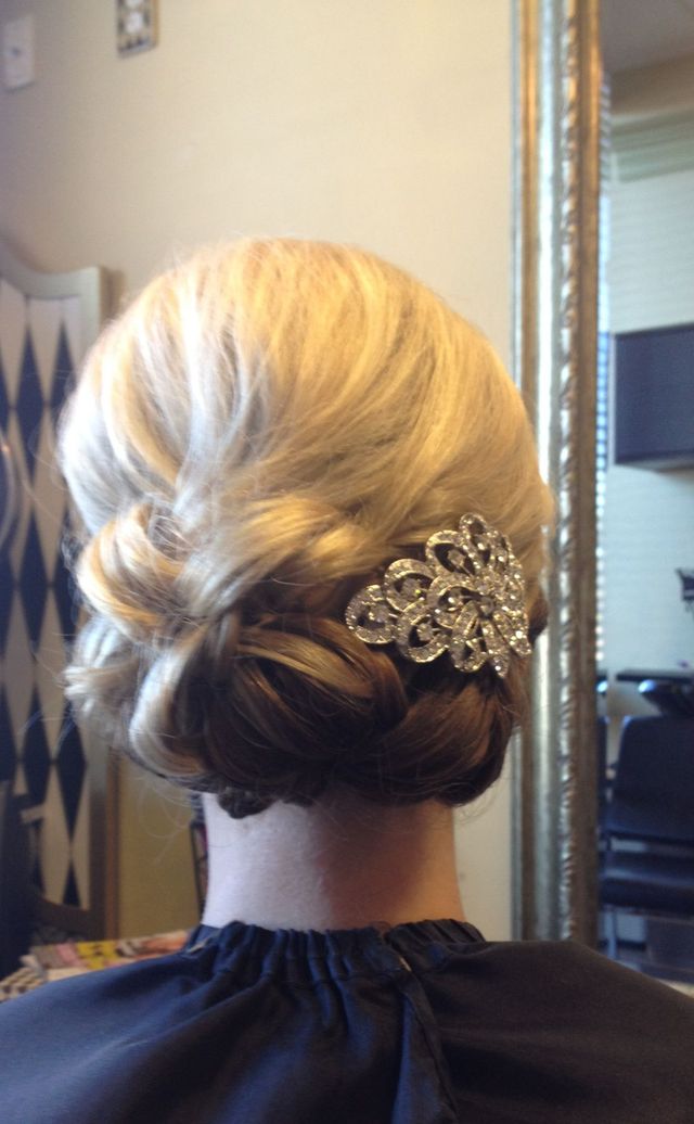 bridal chignon