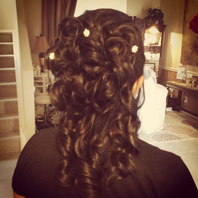 bridal up do