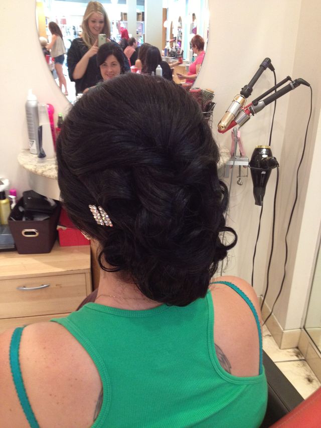 bridal up do