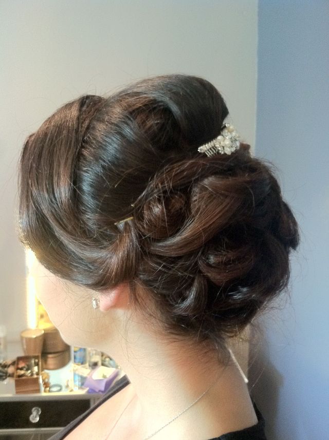 bridal up-do
