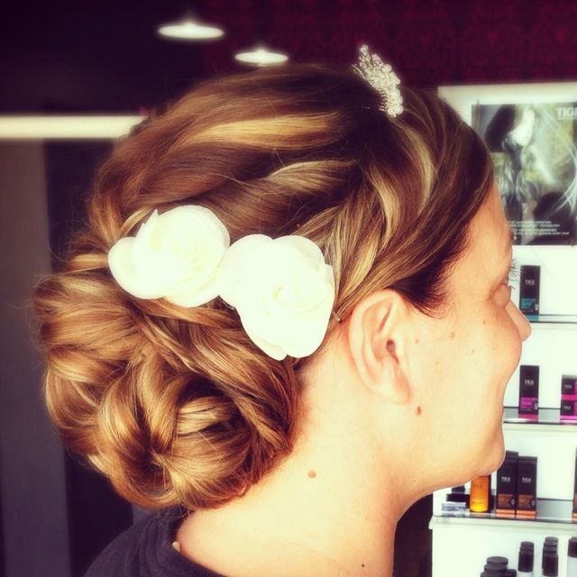 bridal updo // style by Kendi Sullinger 