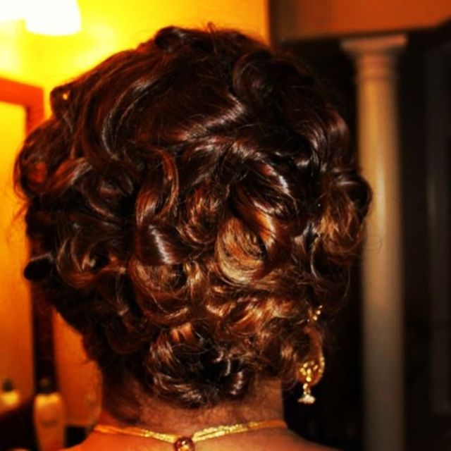 bridal updo 