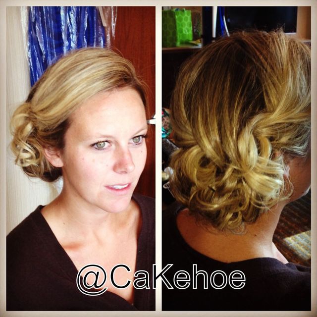 bridal updo soft side bun