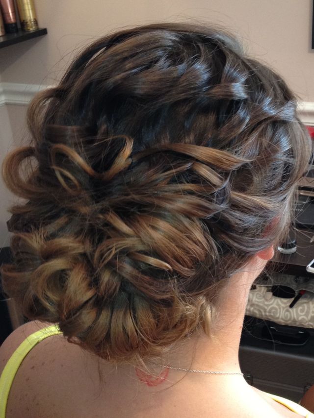bridal updo