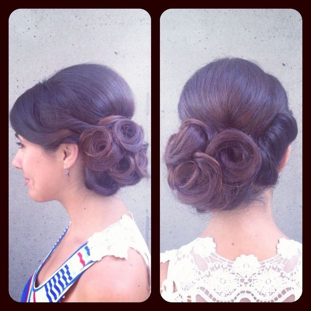 bridal updo