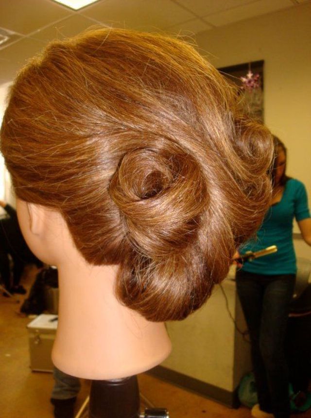 bridal updo