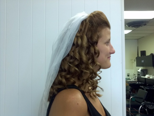 bridal updo