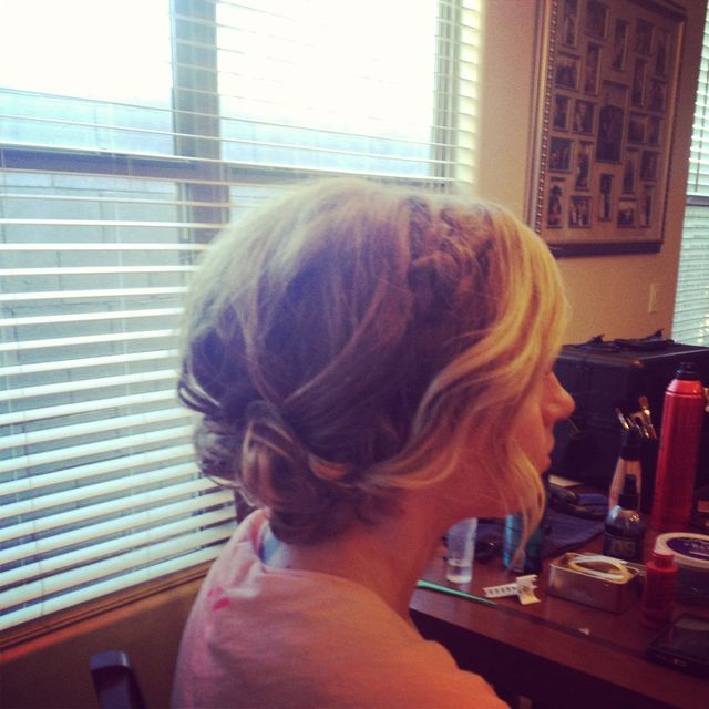 bridal updo