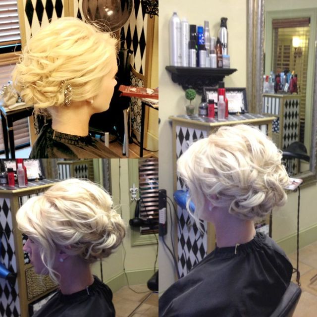 bridal updo