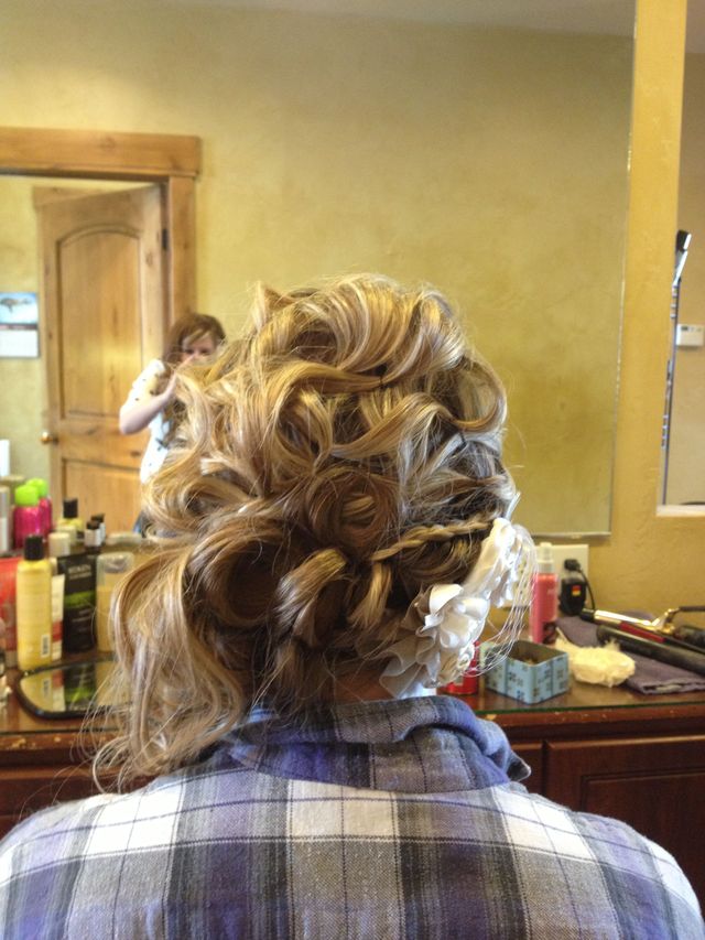 bridal updo