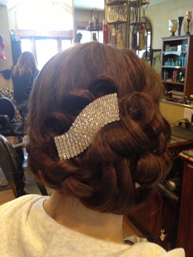 bridal updo