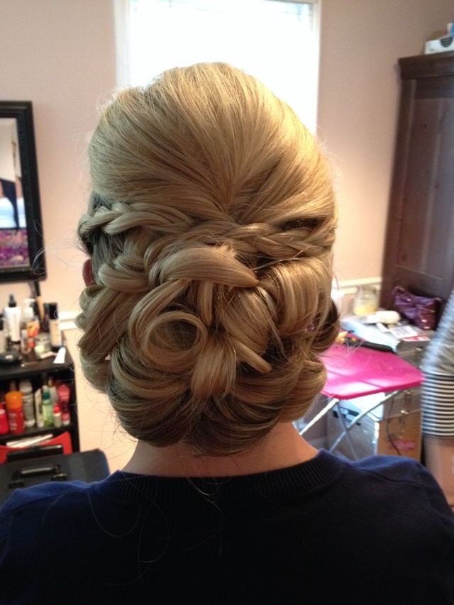 bridal updo