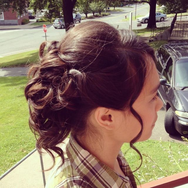bride updo 