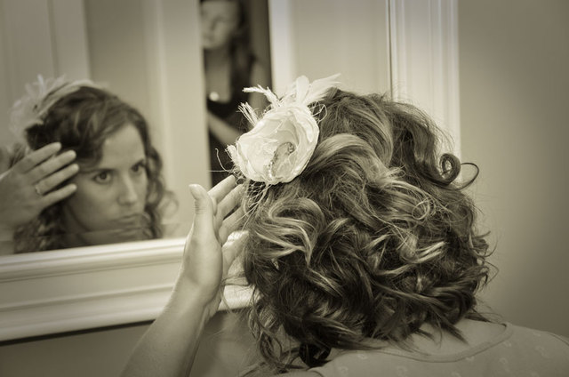 bride getting ready