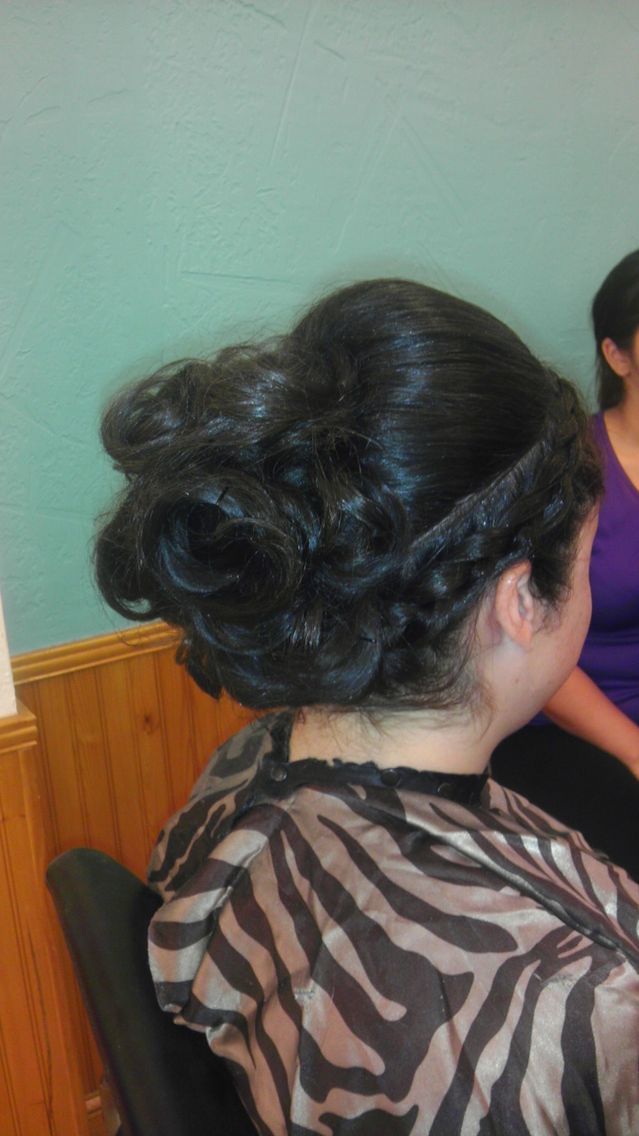 bridesmaid braid