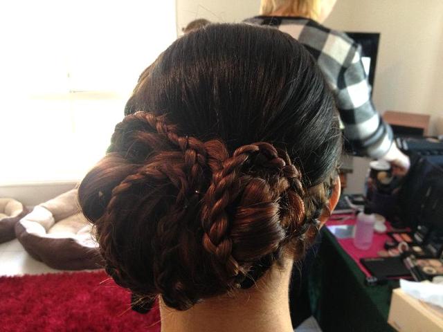 bridesmaids bun