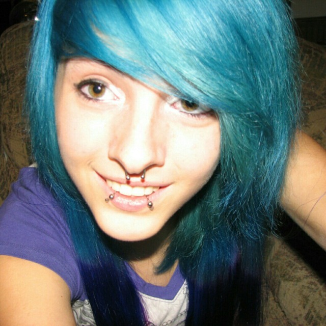 bright blue