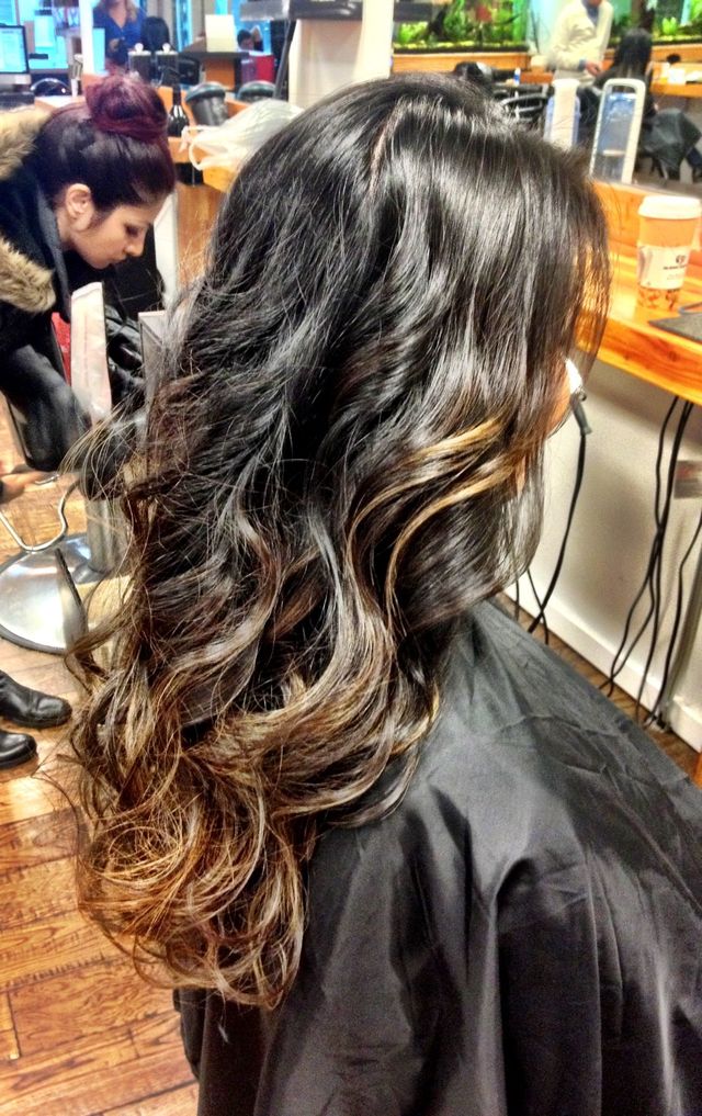 brown ombré 
