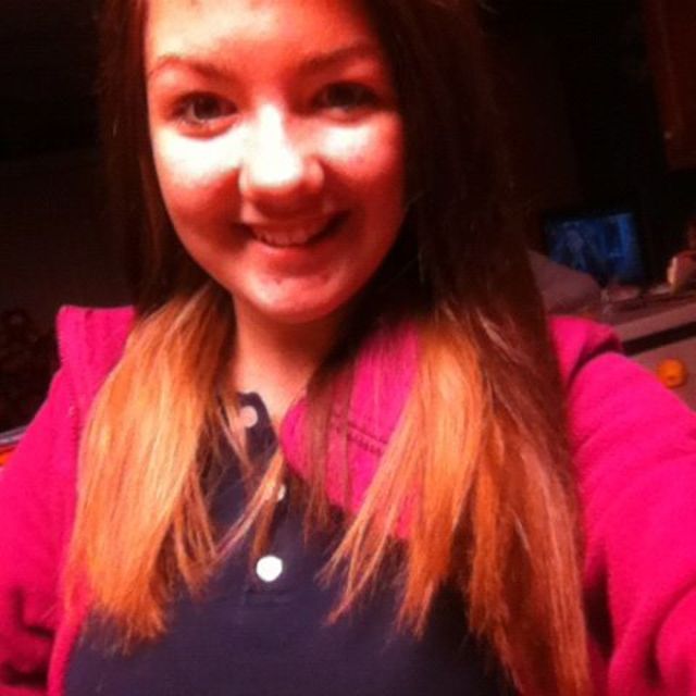 brown on top, blonde below:)