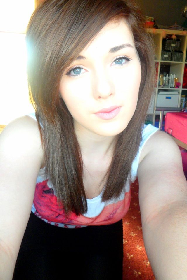 brunette again