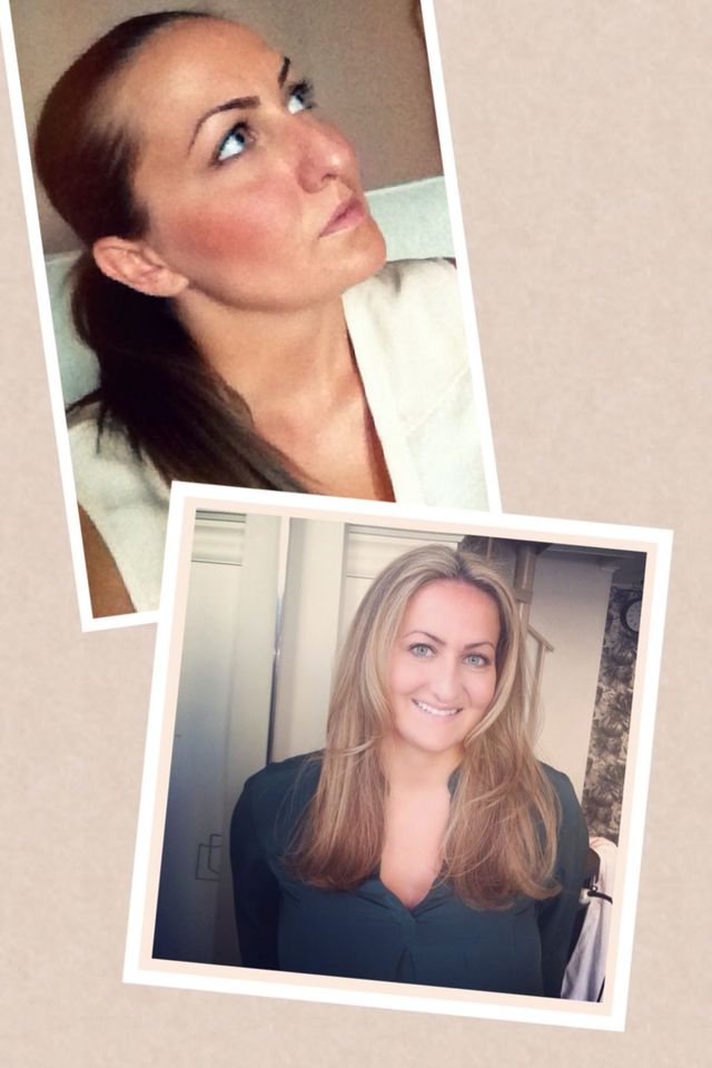 brunette goes blonde 