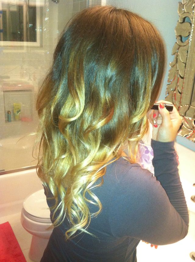 brunette ombre