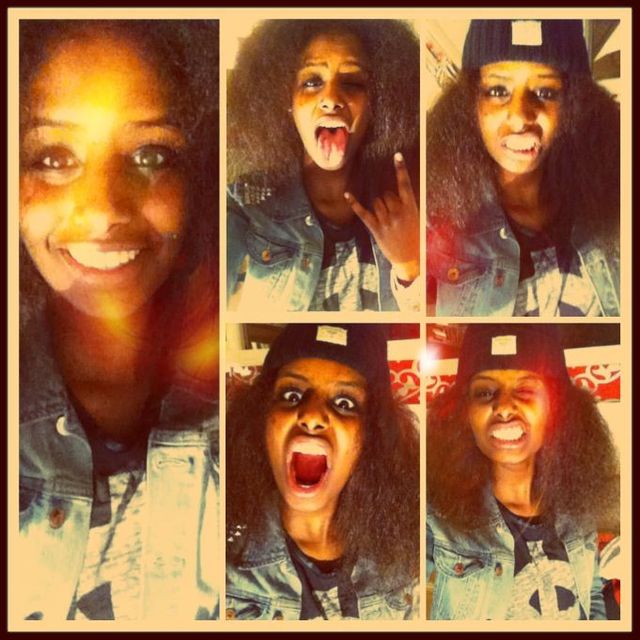 brushed out 