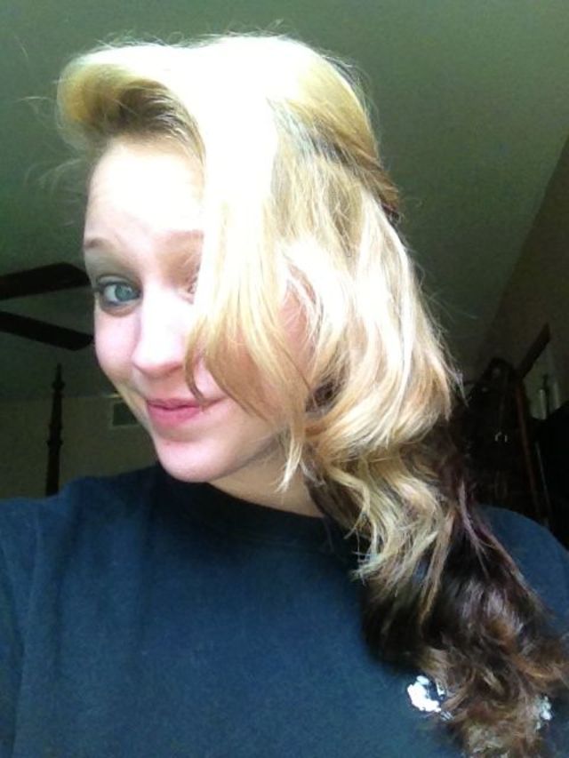 brushed out curls