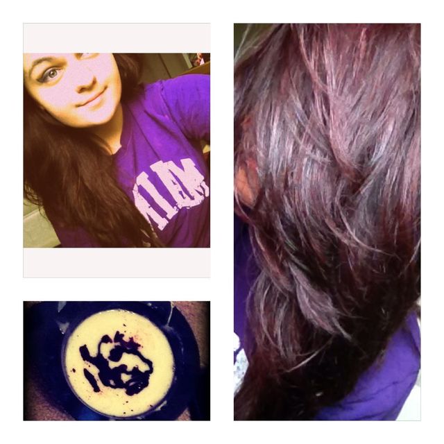 burgundy hair 