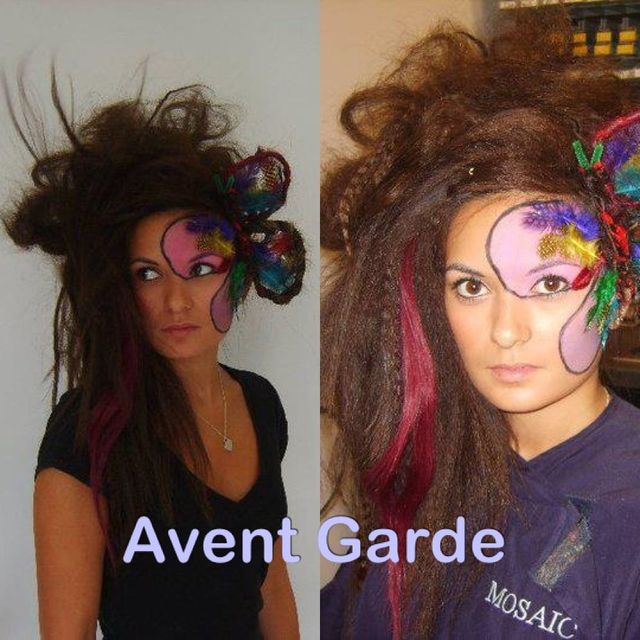butterfly hair