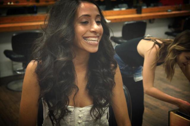 shoot for www.the-unprecedented.ca. hair & makeup. all smiles behind the camera.