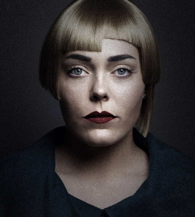 Vintage Geometry. 
Haircut/Makeup/Photo by Tina K of  Mod Style Lab