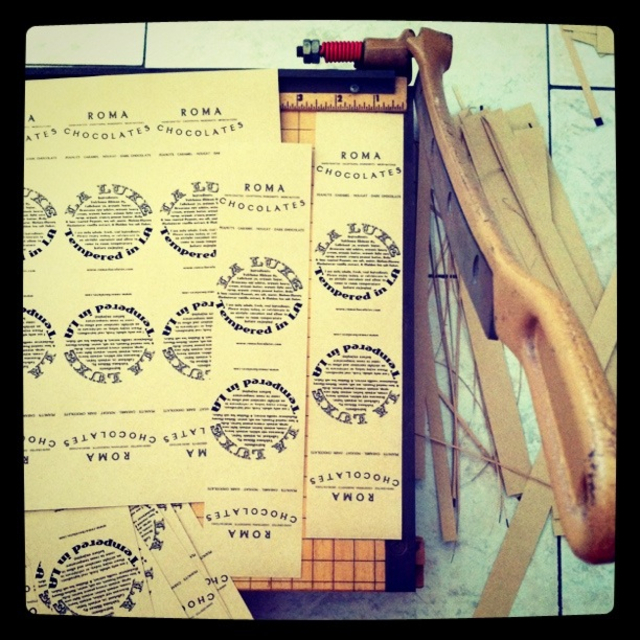 Cutting RC Labels