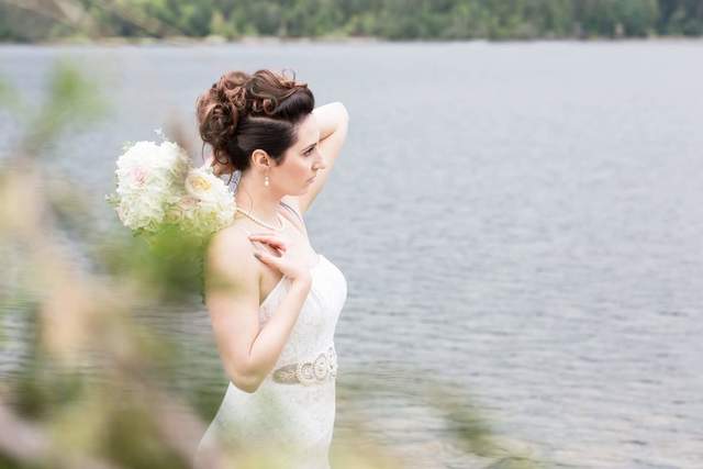 Keri bridal updo
