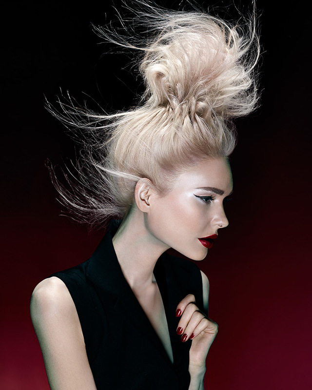 Textured ponytail  by steven smart 