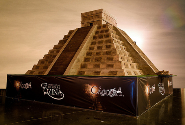Chocolate Mayan Structure