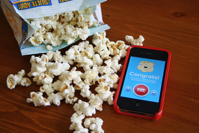 pop secret perfect pop app with popcorn
