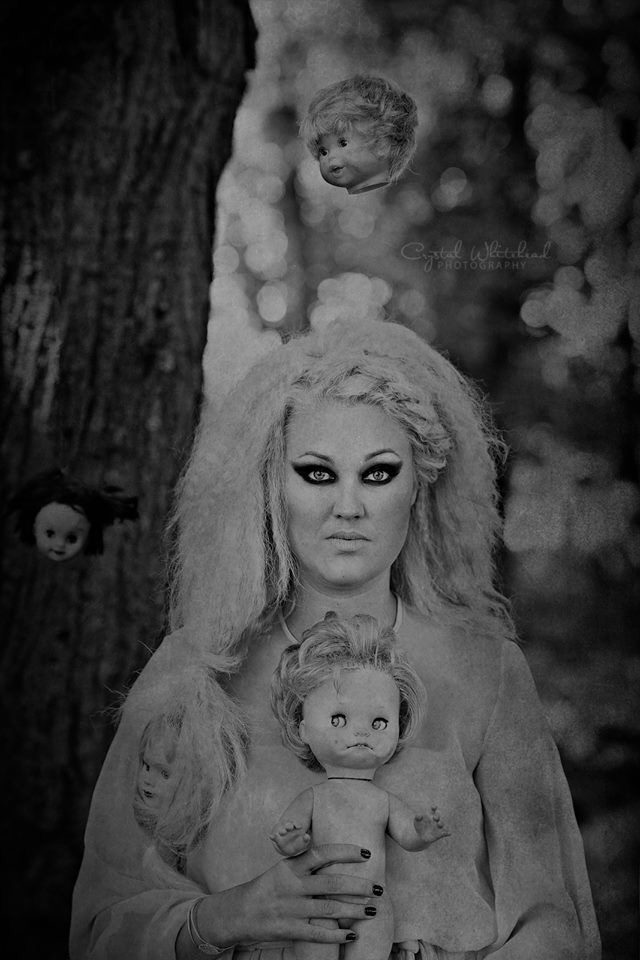 Darker side of dolls photo shoot 