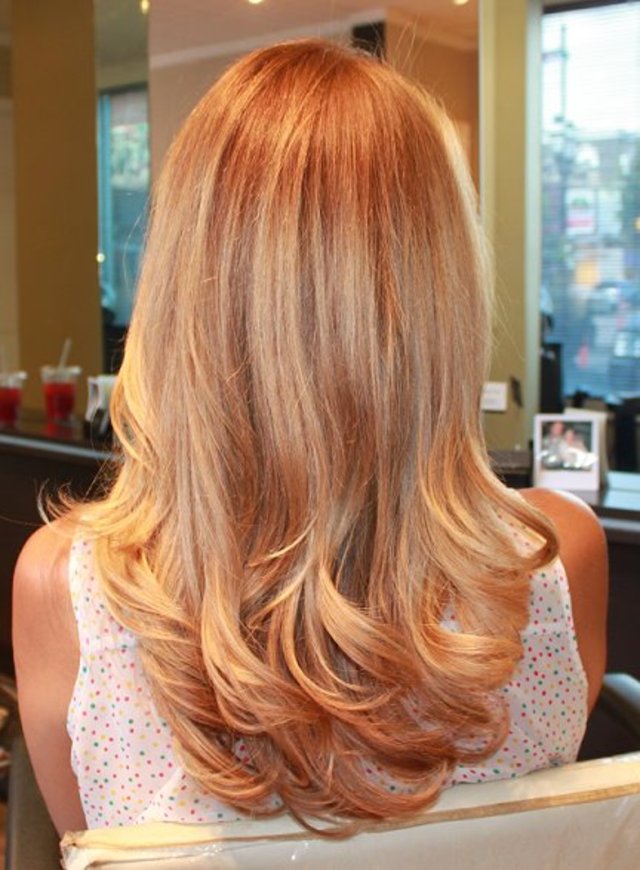 Blonde hair