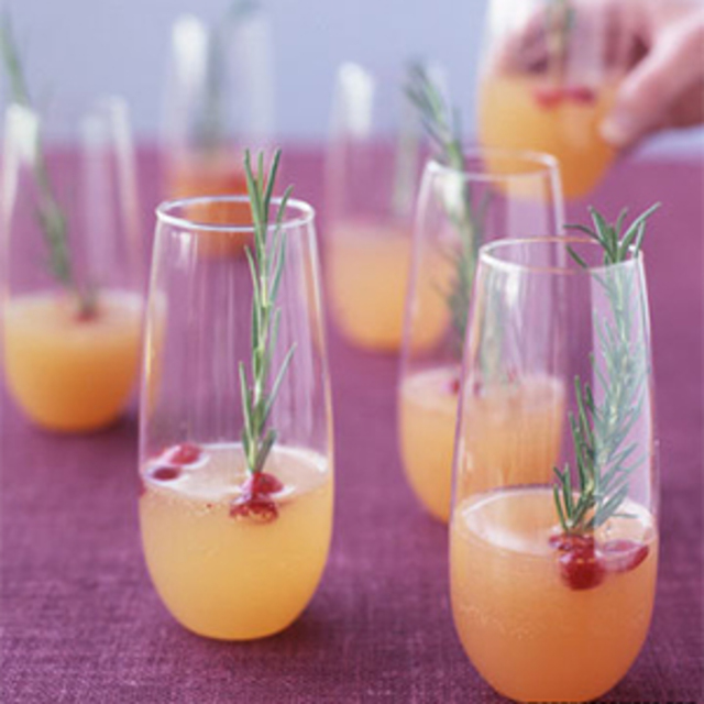 Sparkling Pear Cranberry Cocktail
