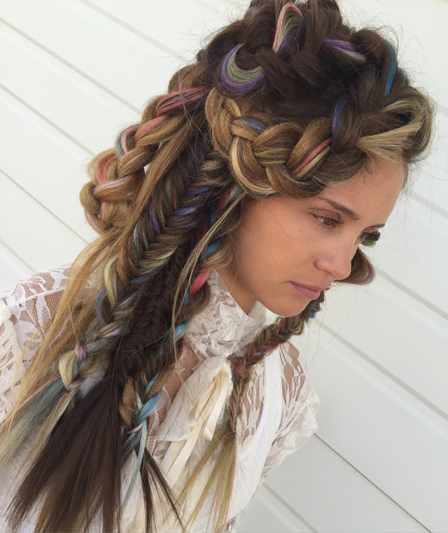 Hair and photo by Jenn Waterman 