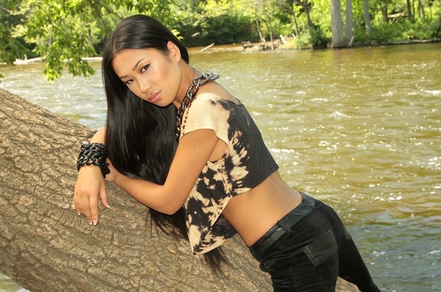 Ling Ling with Tree