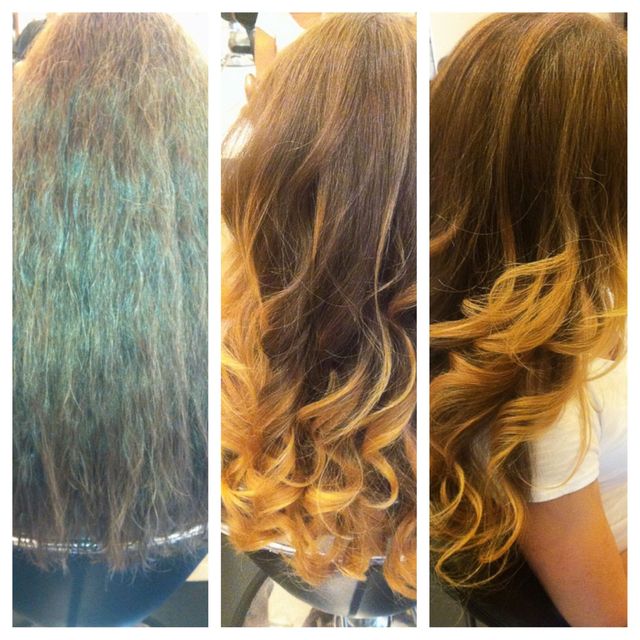 caramel ombré 
