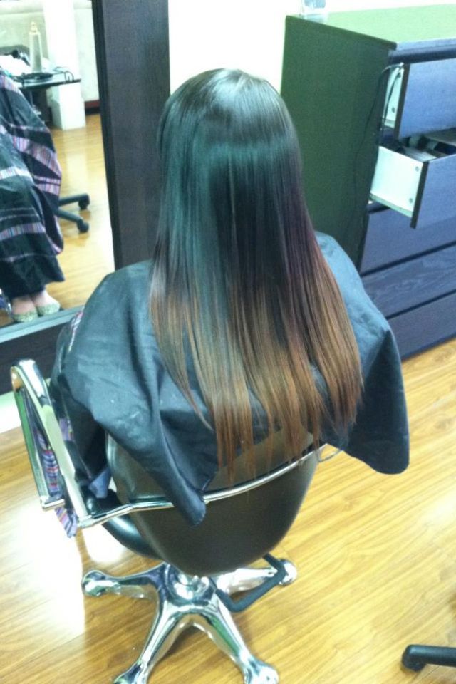 caramel ombré 
