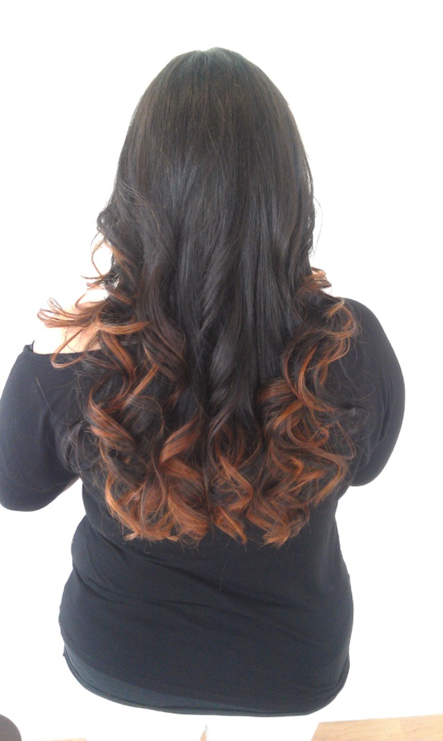 caramel ombre