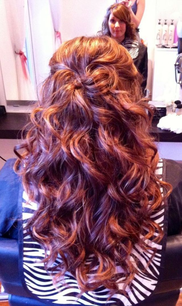 cascading curls