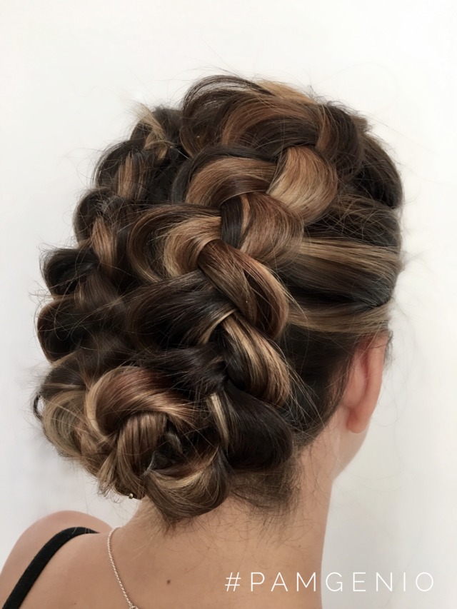 Braided updo 